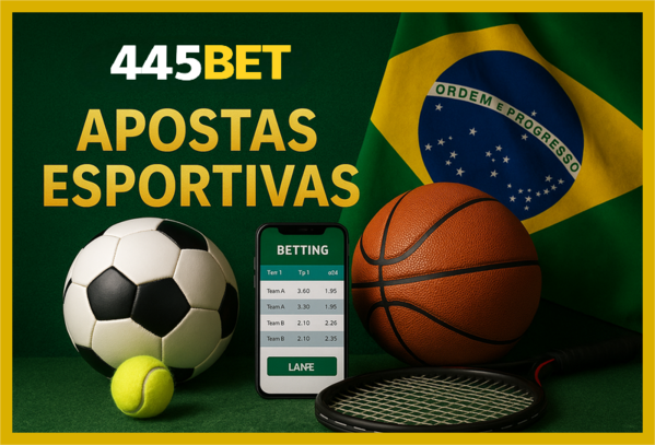 Aposte em apostas esportivas no cassino online 445BET